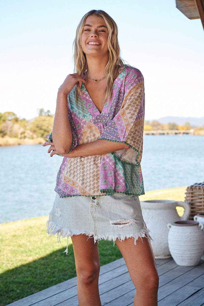 Gabriella Top - Lavender Haze