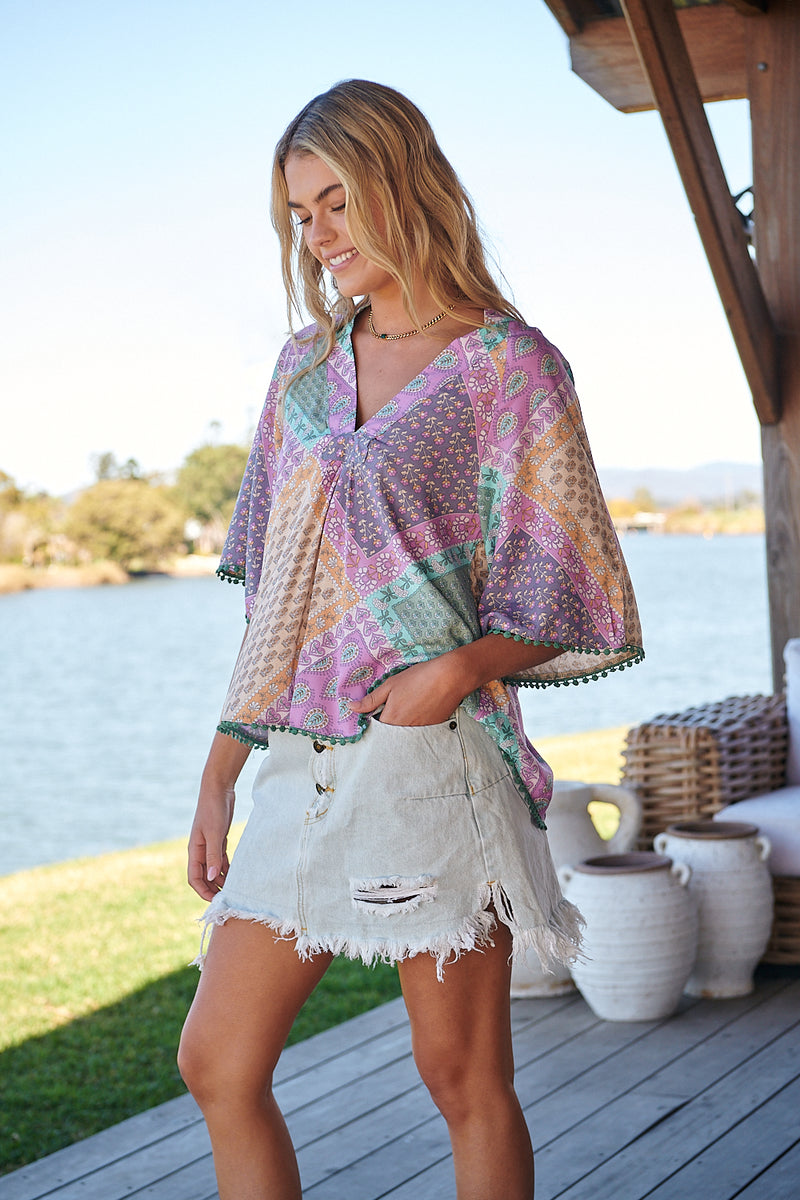 Gabriella Top - Lavender Haze