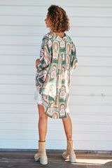River Shirt - Emerald Arches