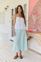 Willow Skirt Turquoise- Still Colour