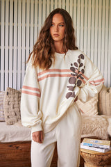 All Star Logo Pullover- white combo ~ Free People