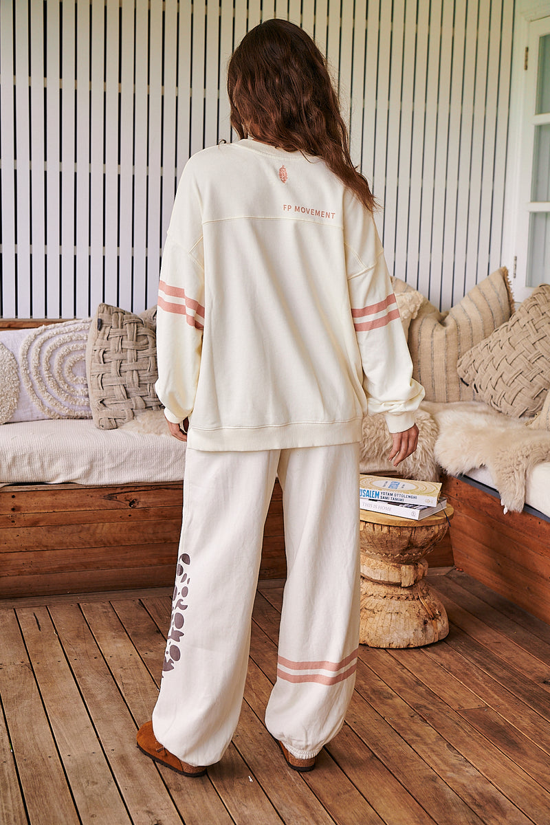 All Star Logo Pullover- white combo ~ Free People