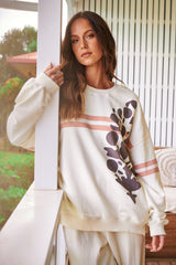 All Star Logo Pullover- white combo ~ Free People