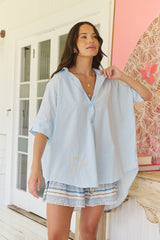 River Shirt Sky Blue- Still Colour