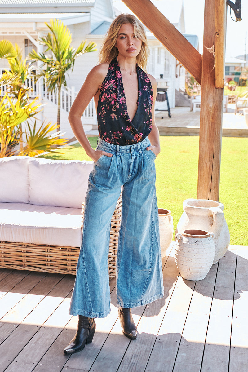 Equinox Denim Trousers- Open Sky ~ Free People