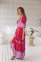 Alina Maxi Dress -  Florian