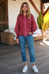 Summer Rays Blouse - Raspberry   ~ Ministry of Style