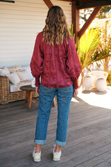 Summer Rays Blouse - Raspberry   ~ Ministry of Style