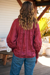 Summer Rays Blouse - Raspberry   ~ Ministry of Style