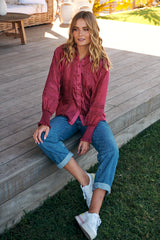 Summer Rays Blouse - Raspberry   ~ Ministry of Style
