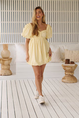 Rendezvous Me Mini Dress - Limonilla ~ Free People