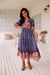 Eve Lace Midi Dress - Laney