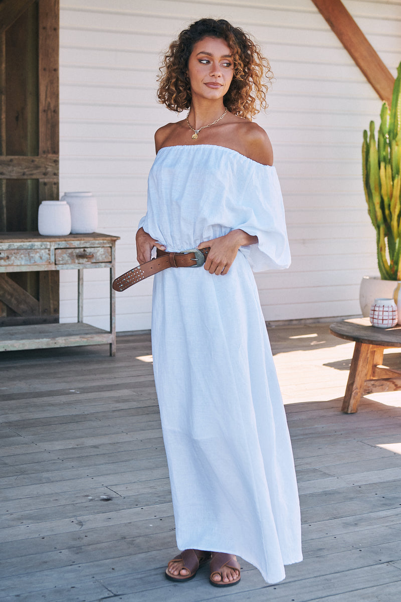 HALLIE MAXI - White