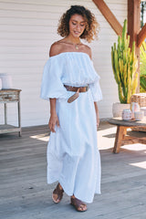 HALLIE MAXI - White