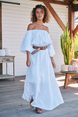 HALLIE MAXI - White