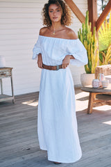 HALLIE MAXI - White