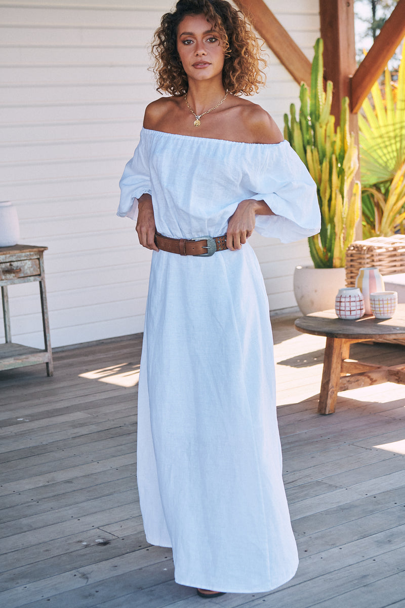 HALLIE MAXI - White