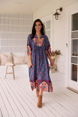 Boheme Midi Dress - Laney