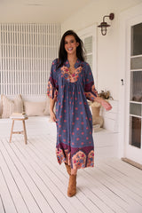 Boheme Midi Dress - Laney