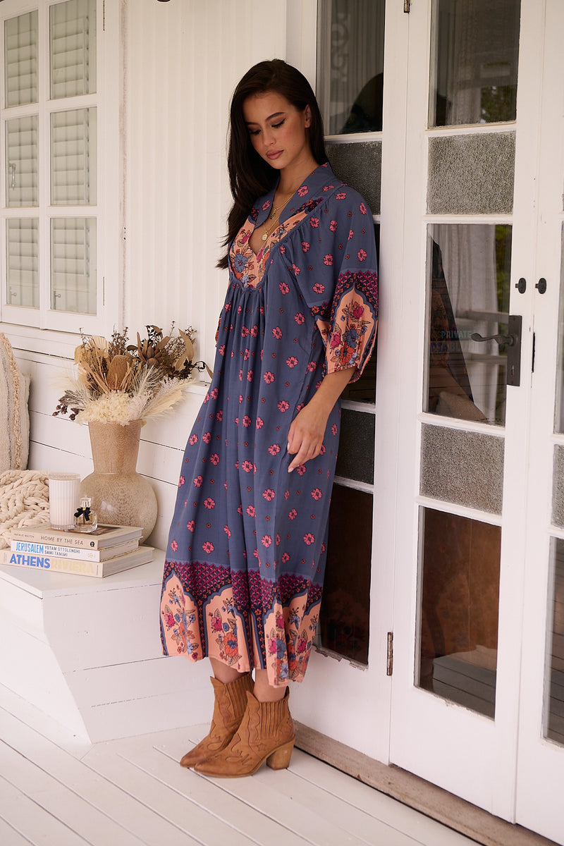 Boheme Midi Dress - Laney