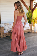 Sundrenched Solid Maxi Dress- Clay ~ Free People