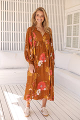 Tia Midi Dress - Natalia