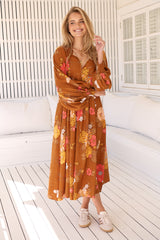Tia Midi Dress - Natalia