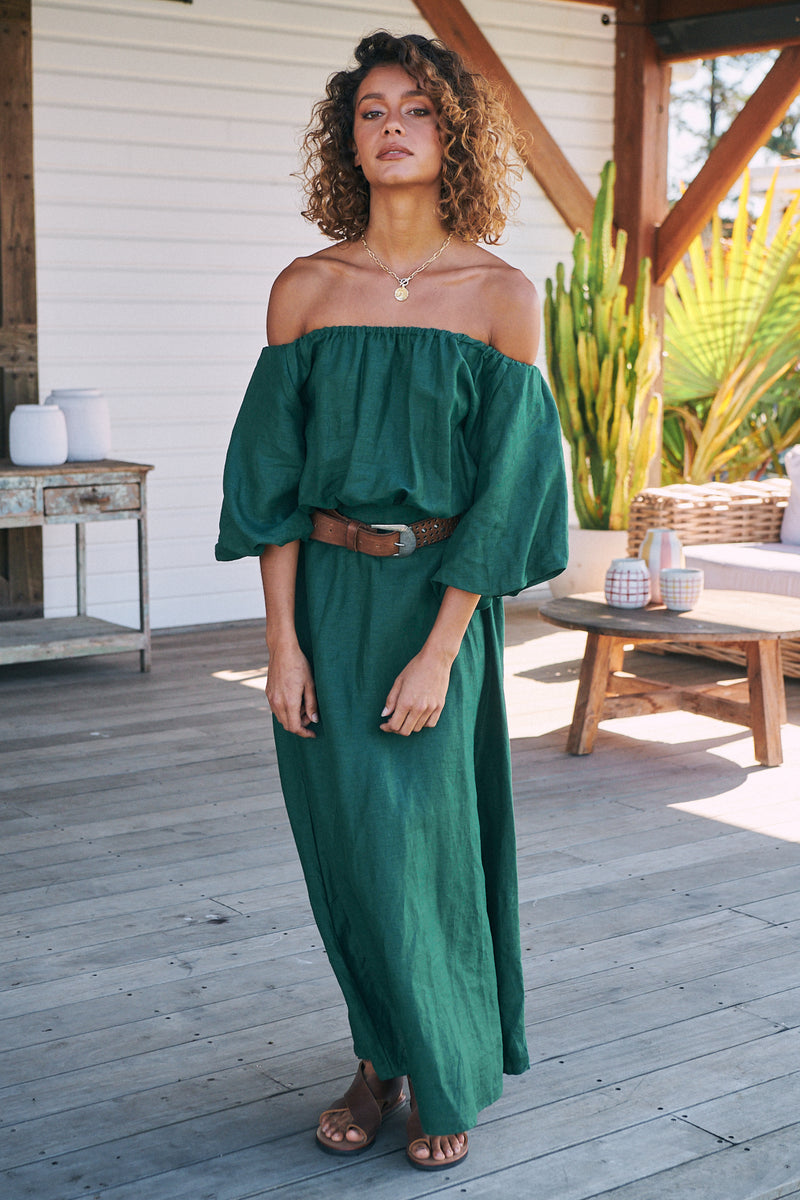 HALLIE MAXI - EMERALD