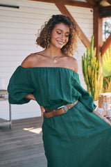 HALLIE MAXI - EMERALD