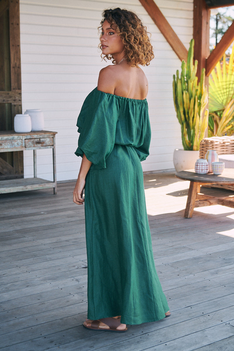 HALLIE MAXI - EMERALD