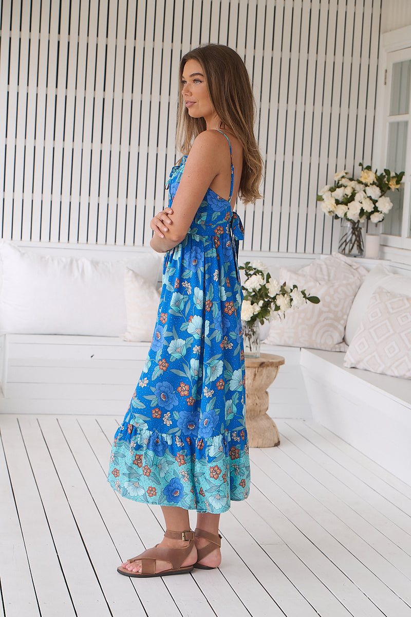 Natalia Midi Dress - Love In Mist