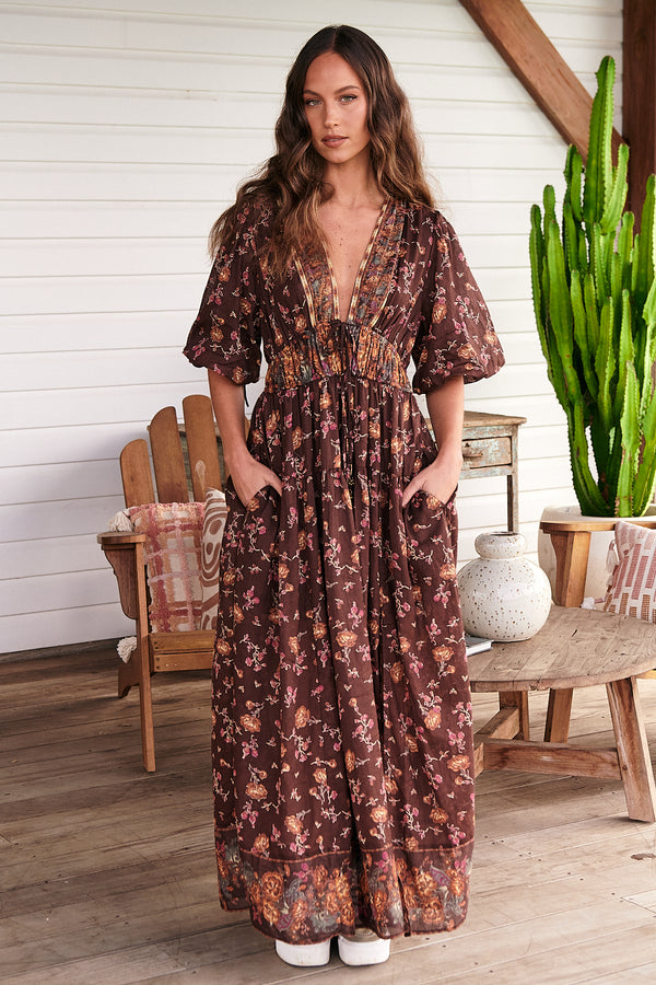Lysette Maxi- Chocolate Combo ~ Free People