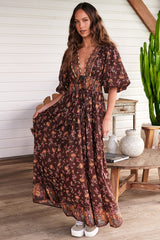 Lysette Maxi- Chocolate Combo ~ Free People