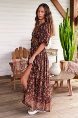 Lysette Maxi- Chocolate Combo ~ Free People
