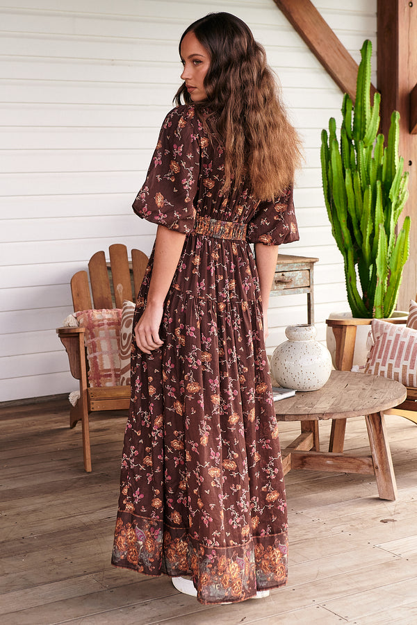 Lysette Maxi- Chocolate Combo ~ Free People
