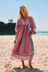 Boheme Midi Dress - Cedella