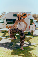 Austin Flannel Pant - Chocolate