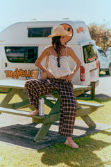 Austin Flannel Pant - Chocolate