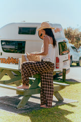 Austin Flannel Pant - Chocolate