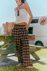 Austin Flannel Pant - Chocolate