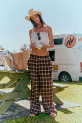 Austin Flannel Pant - Chocolate