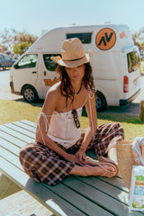 Austin Flannel Pant - Chocolate