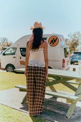 Austin Flannel Pant - Chocolate