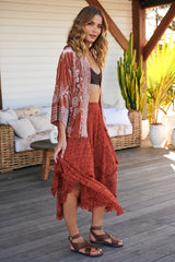 French Courtship Half Slip Skirt - Sundown Rust ~ Free People