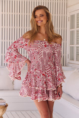 Primrose Dress - Ruby Red