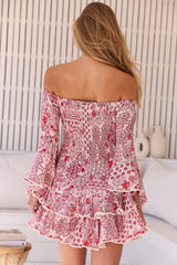 Primrose Dress - Ruby Red