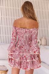 Primrose Dress - Ruby Red
