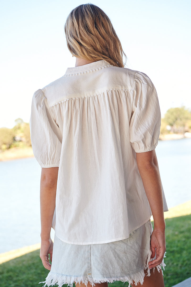 Sierra Top - White Poppy