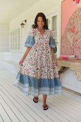 Eve Midi Dress - Pixie Petals