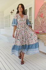 Eve Midi Dress - Pixie Petals